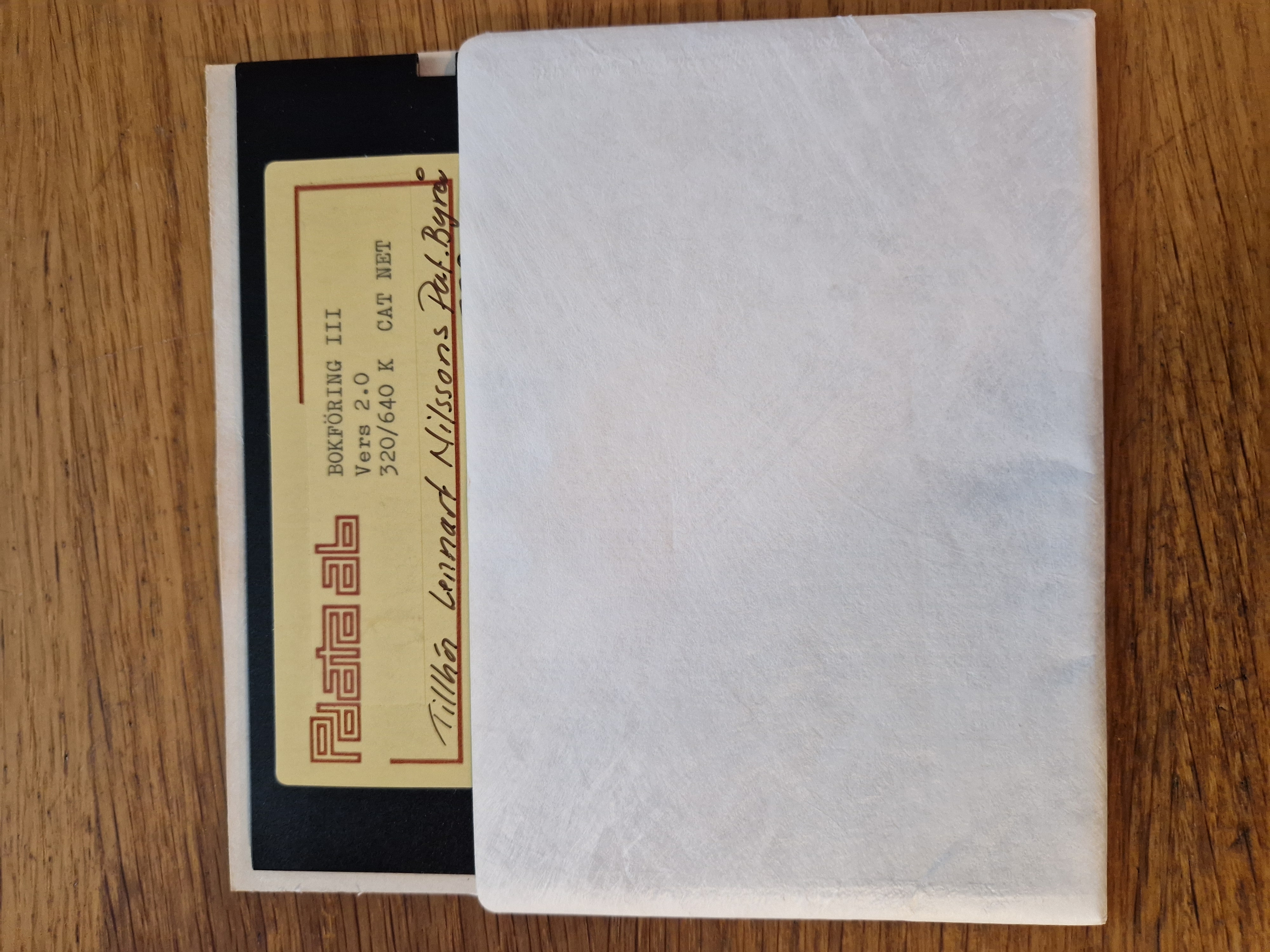 Disk label preview for BOKFÖRING_III_vers2.0_CATNET